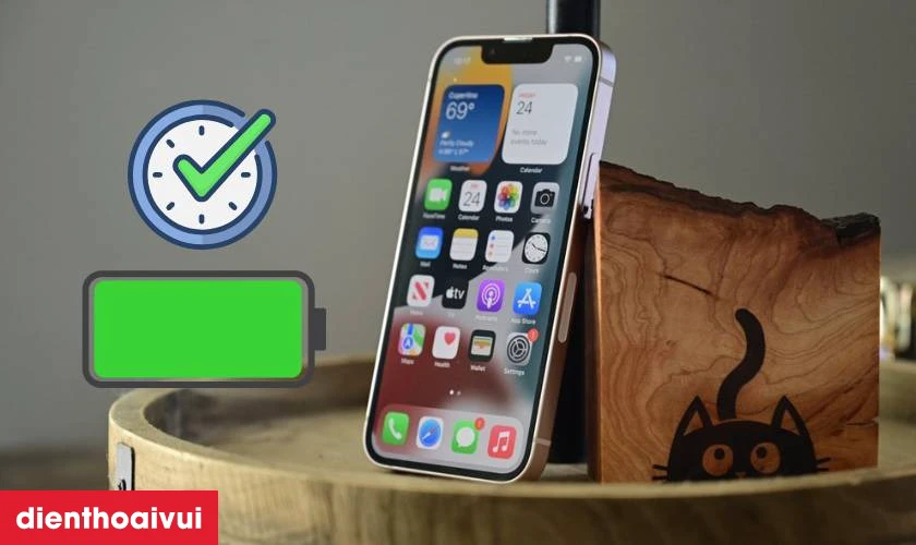 Pin d&ugrave;ng cả ng&agrave;y v&agrave; sạc nhanh MagSafe