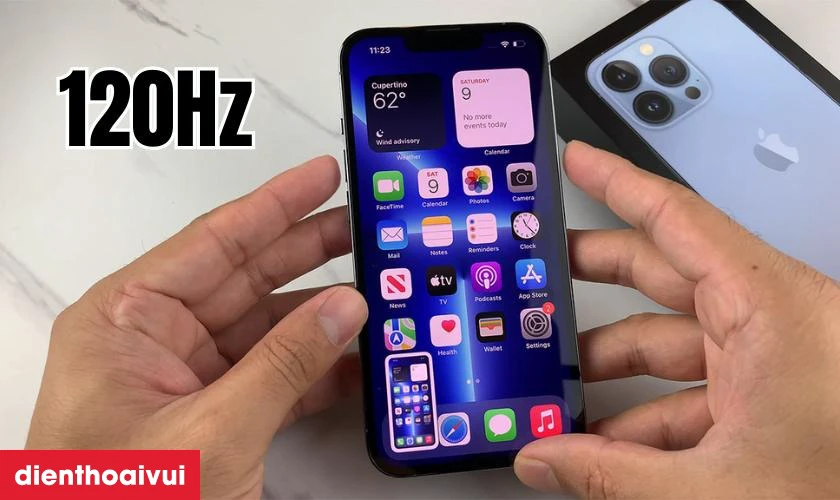 M&agrave;n h&igrave;nh 120Hz mượt m&agrave;