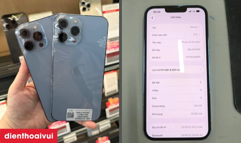 iPhone 13 Pro Max 128GB cũ đẹp