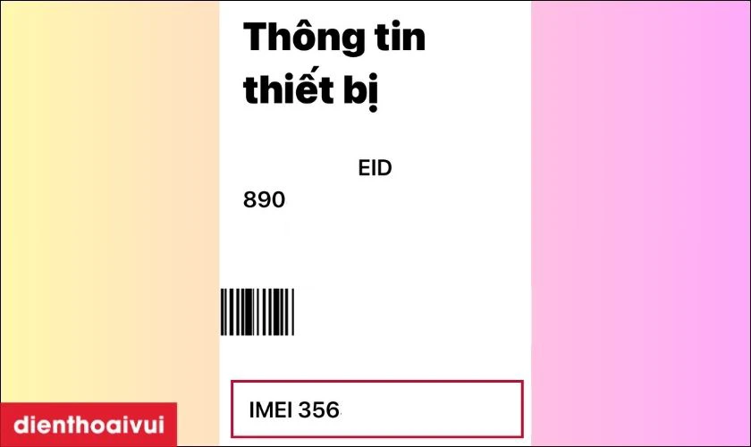  IMEI/Số Serial của iPhone 13 Pro Max 512GB cũ đẹp