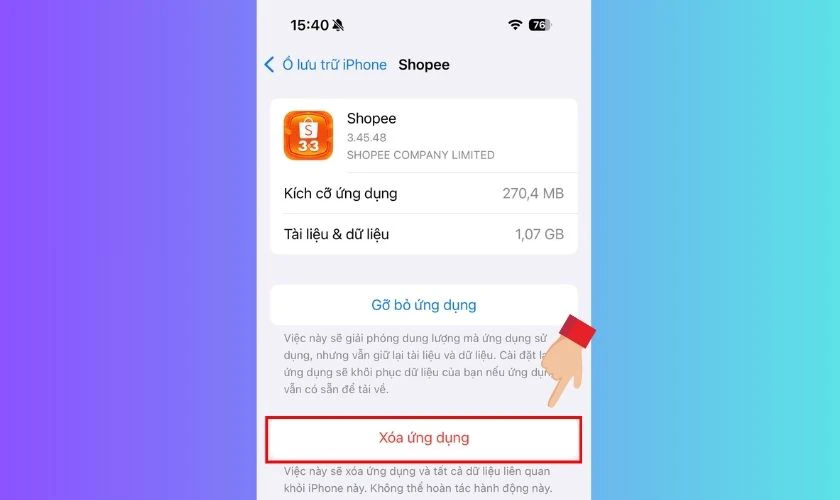 Giải phóng dung lượng lưu trữ iPhone 13 Pro Max