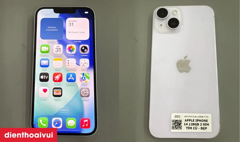 iPhone 14 128GB 2 SIM cũ đẹp