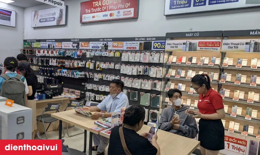 Quyền lợi khi mua iPhone 14 128GB cũ trầy xước tại Điện Thoại Vui