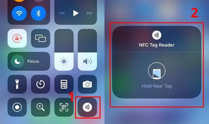 Sau khi k&iacute;ch hoạt t&igrave;nh c&ocirc;ng icon của NFC xuất hiện ở m&agrave;n h&igrave;nh ch&iacute;nh
