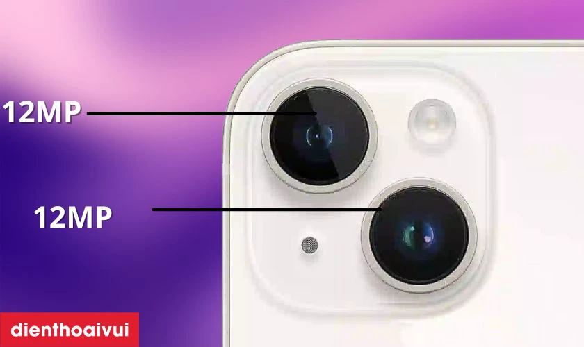 iPhone 14 Plus 256GB - Cũ đẹp c&oacute; cụm camera 2 ống k&iacute;nh chất lượng