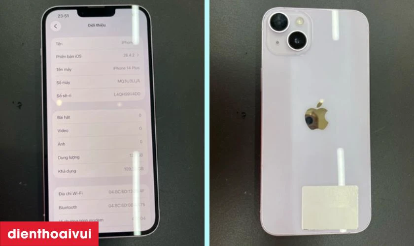 iPhone 14 Plus 512GB cũ xước cấn