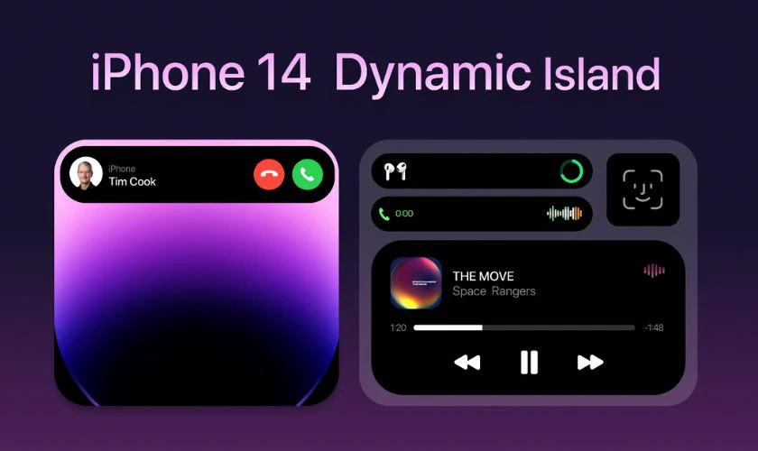 Nâng cao trải nghiệm của bạn với Dynamic Island