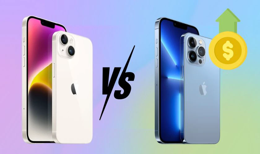 So sánh iPhone 13 Pro Max và 14 Plus về giá