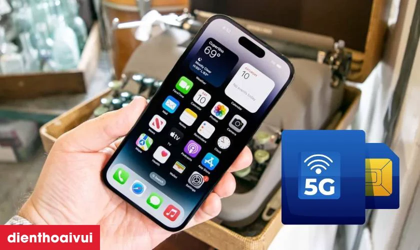 Hỗ trợ 2 SIM v&agrave; kết nối 5G