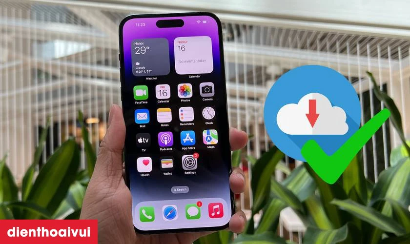 Check iCloud c&oacute; bị ẩn