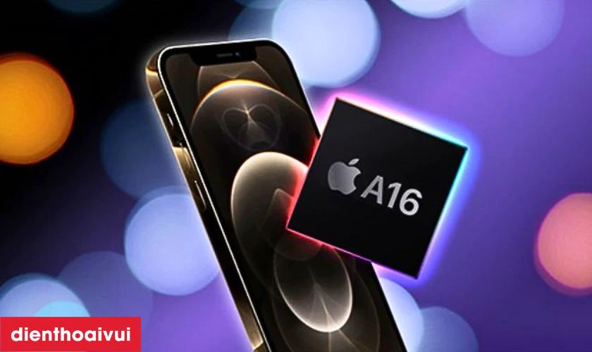 Hiệu suất vượt trội với chip A16 Bionic