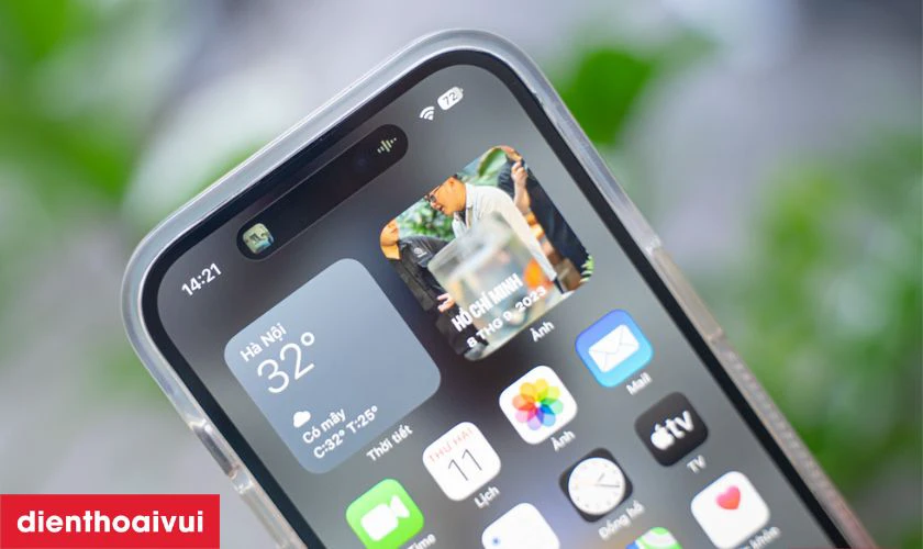 Dynamic Island l&agrave; điểm nhấn tr&ecirc;n iPhone 14 Pro Max 128GB - Cũ xước cấn