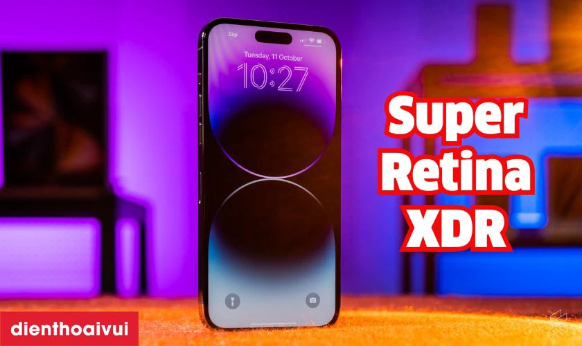 M&agrave;n h&igrave;nh Super Retina XDR cực kỳ sắc n&eacute;t