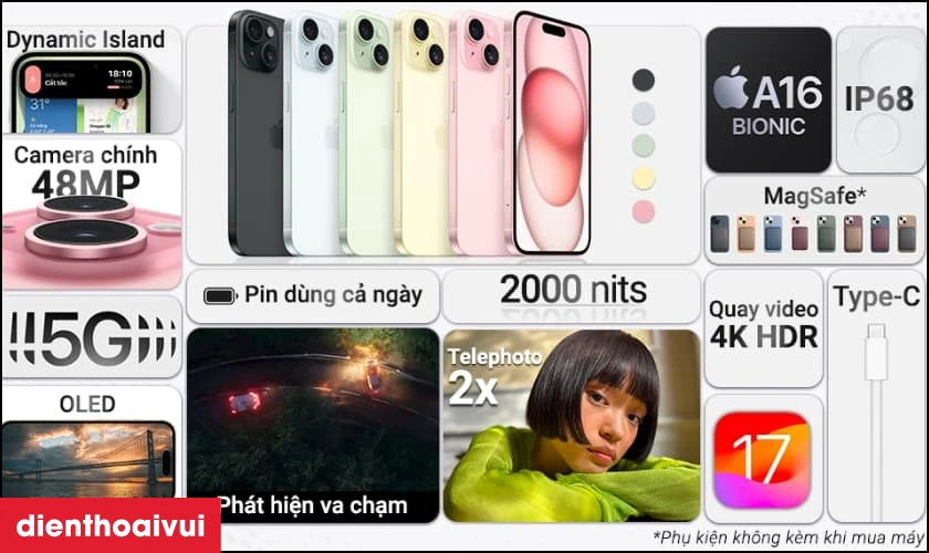 iPhone 15 Plus cũ