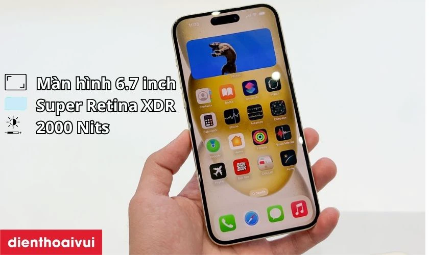 iPhone 15 Plus 256GB VN/A - Đ&atilde; k&iacute;ch hoạt c&oacute; m&agrave;n h&igrave;nh sắc n&eacute;t