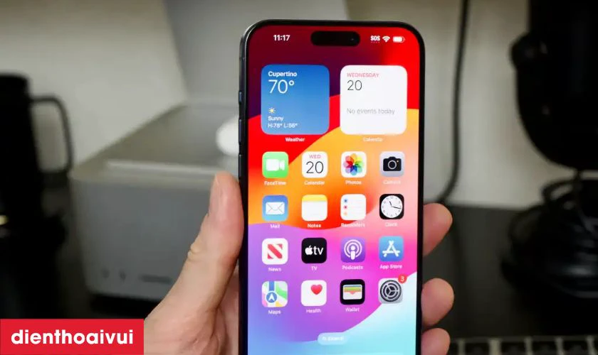 M&agrave;n h&igrave;nh Super Retina XDR 120Hz sắc n&eacute;t
