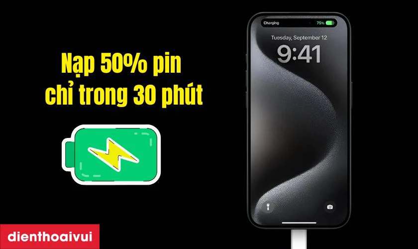 Dung lượng pin lớn, thoải m&aacute;i sử dụng