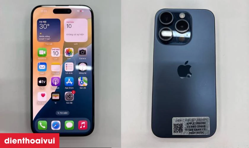 iPhone 15 Pro 256GB 2 SIM cũ trầy xước
