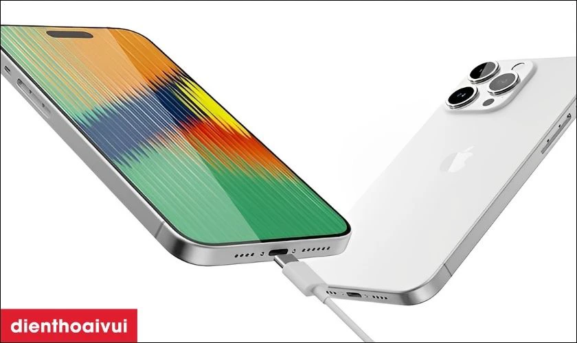 Cổng sạc USB-C đổi mới, dung lượng pin iPhone 15 Pro Max 256GB lớn