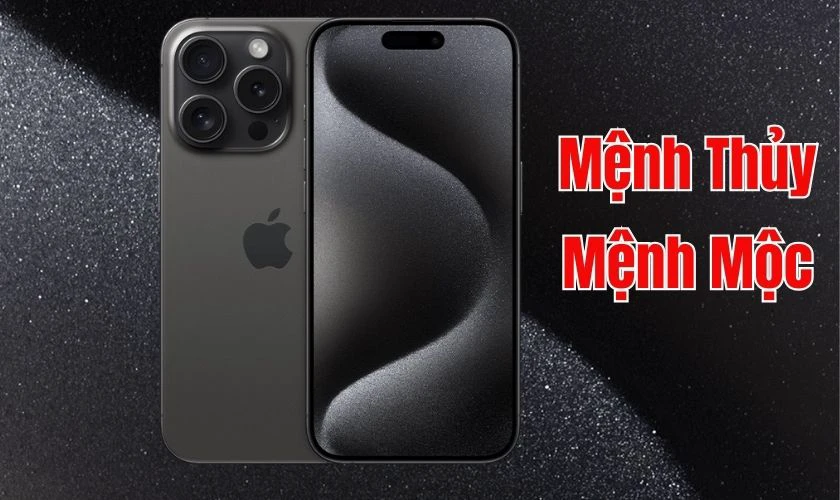 iPhone 15 Pro Max m&agrave;u Titan Đen hợp mệnh n&agrave;o?