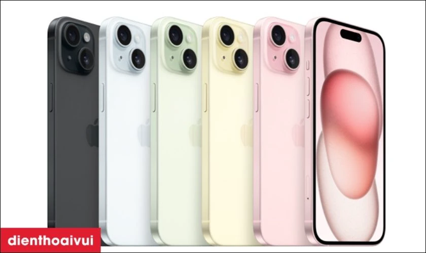 C&aacute;c d&ograve;ng iPhone 15 Series c&oacute; m&agrave;u n&agrave;o?