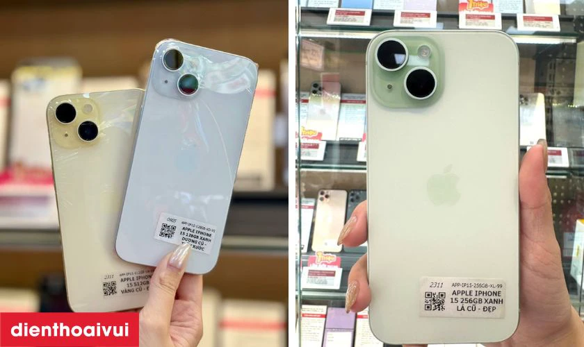 c&aacute;c loại iP 15 thường cũ
