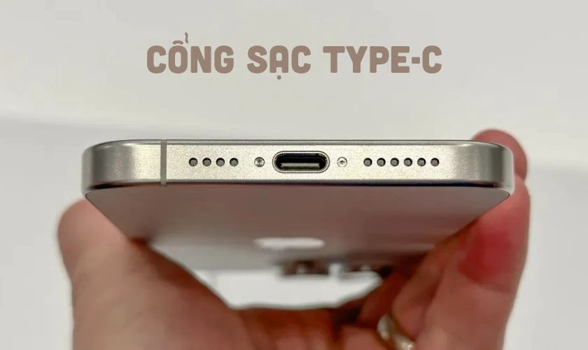 Tích hợp cổng sạc hiện đại