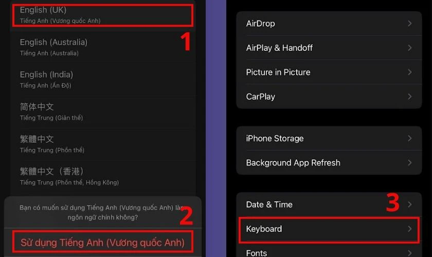 C&aacute;ch khắc phục iPhone 16 kh&ocirc;ng g&otilde; được tiếng Việt trong 3s