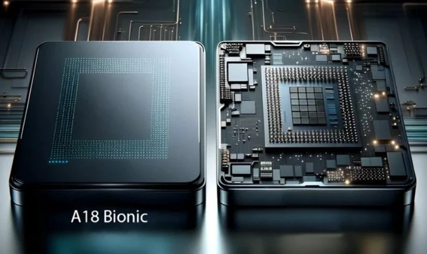 Chip A18 Bionic vận h&agrave;nh mạnh mẽ
