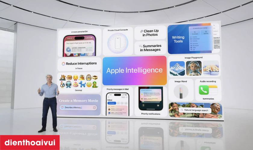 T&iacute;nh năng Apple Intelligence th&ocirc;ng minh