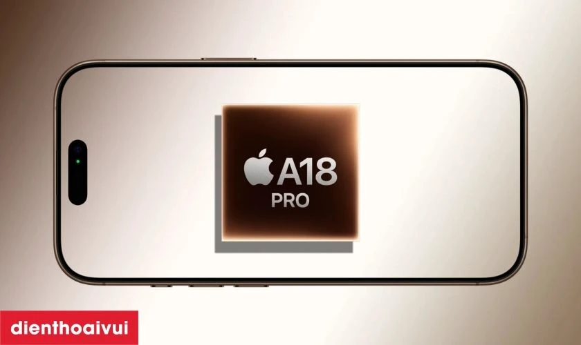 Chip A18 Pro mạnh mẽ, xử l&yacute; mọi t&aacute;c vụ mượt m&agrave;