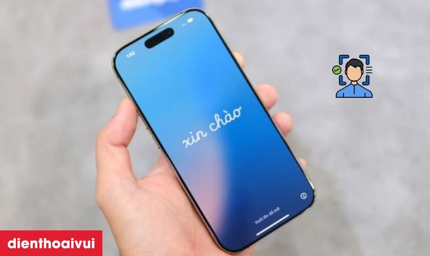 Face ID TrueDepth ti&ecirc;n tiến đảm bảo mở kh&oacute;a nhanh ch&oacute;ng v&agrave; bảo mật tuyệt đối