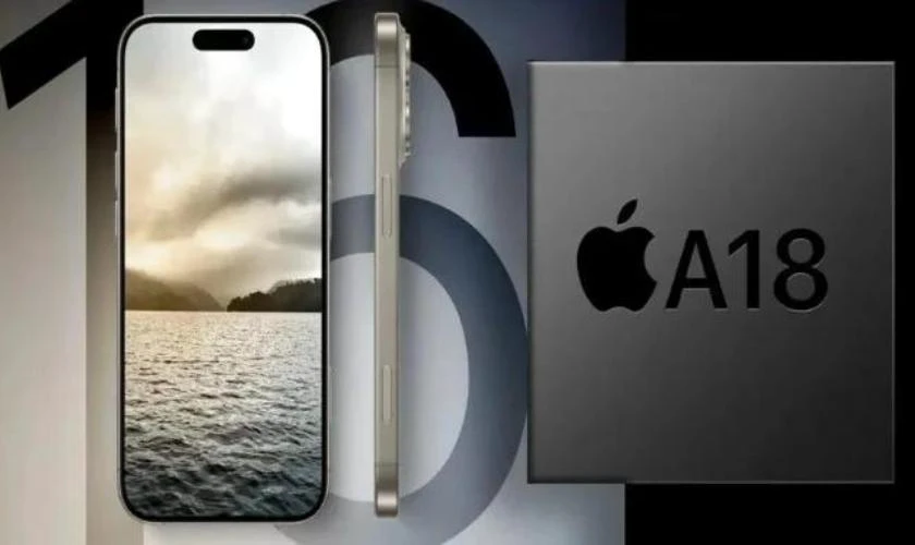 RAM 8GB với si&ecirc;u chip A18 Pro