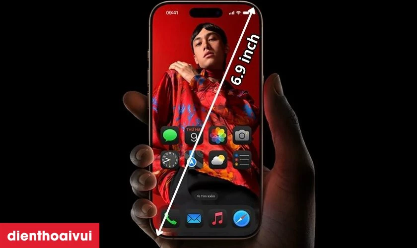 M&agrave;n h&igrave;nh 6.9 inch Super Retina XDR OLED si&ecirc;u sắc n&eacute;t