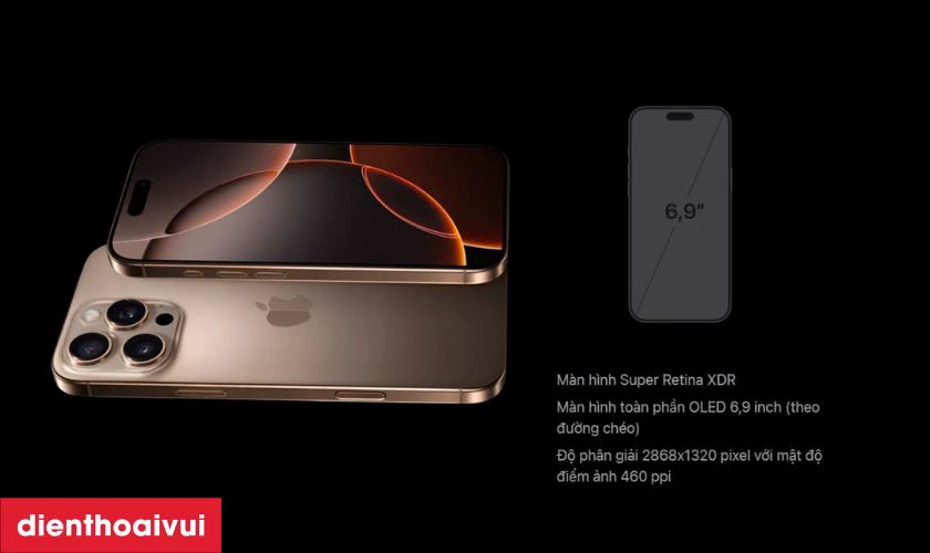 &agrave;n h&igrave;nh Super Retina XDR 6.9 inch tuyệt đẹp