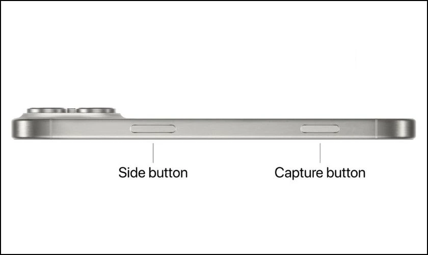 Capture Button mới c&oacute; mặt tr&ecirc;n iPhone 16 Pro Max