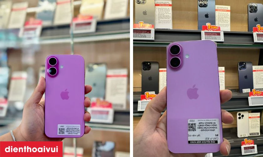 iphone 16 thường cũ đ&atilde; k&iacute;ch hoạt