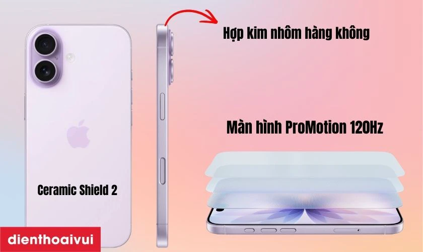 iPhone 17 512GB VN/A - Đ&atilde; k&iacute;ch hoạt c&oacute; thiết kế tinh tế