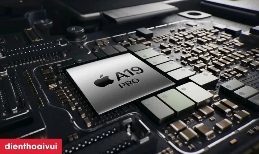 Sở hữu chip A19 Pro mạnh mẽ xử l&yacute; mọi t&aacute;c vụ nặng
