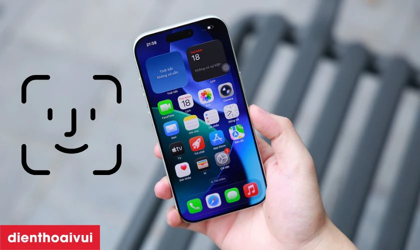 T&iacute;ch hợp Face ID thế hệ mới, bảo mật ti&ecirc;n tiến