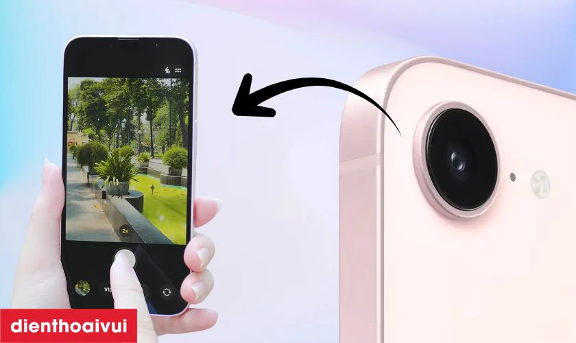 Đánh giá iPhone 17e cũ có đáng mua - Về camera