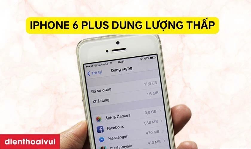 6 Plus cũ vẫn sẽ tồn tại một v&agrave;i nhược điểm