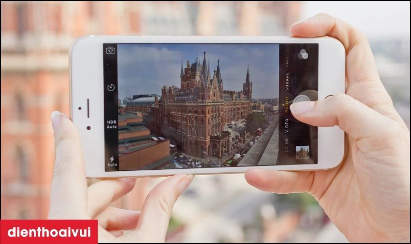 Camera của iPhone 6S 32GB cũ trầy xước được cải tiến