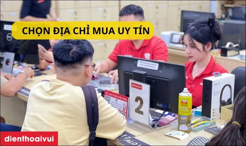 Chọn địa chỉ mua điện thoại cũ uy t&iacute;n