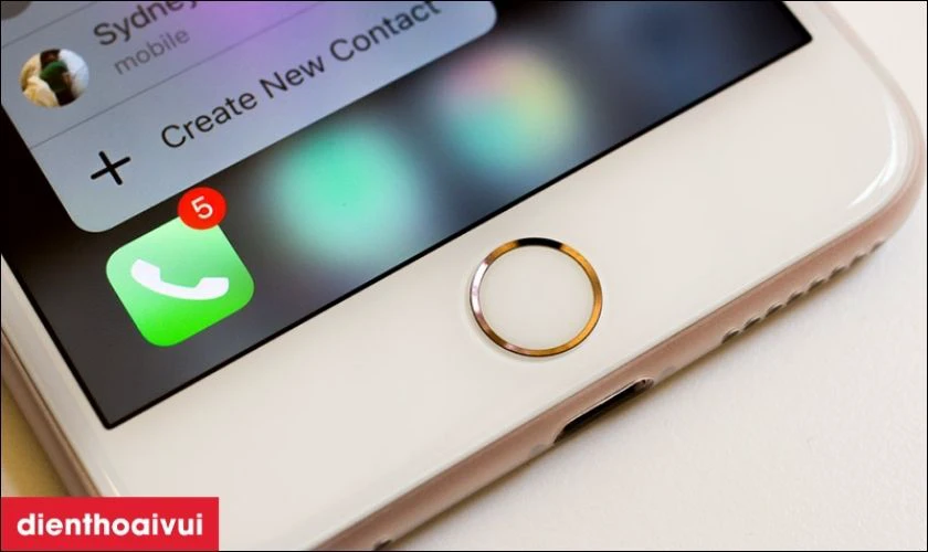 N&uacute;t home tr&ecirc;n iPhone 7 đ&atilde; được l&agrave;m mới