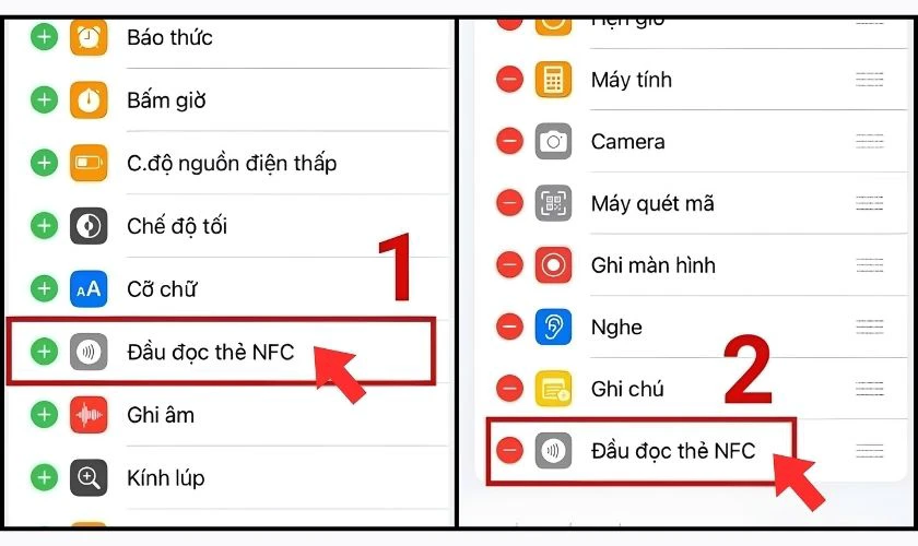 Kích hoạt công cụ Đầu đọc thẻ NFC