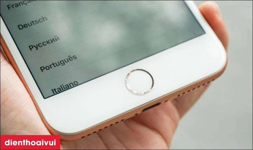 Cảm biến v&acirc;n tay mượt m&agrave;