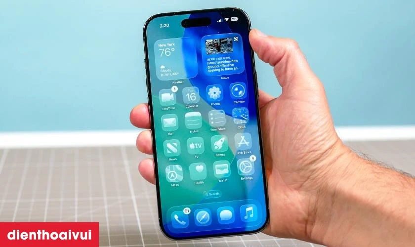 iPhone Air 1TB t&iacute;ch hợp nhiều t&iacute;nh năng n&acirc;ng tầm trải nghiệm