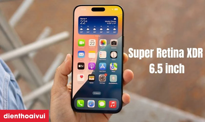 M&agrave;n h&igrave;nh Super Retina XDR sắc n&eacute;t