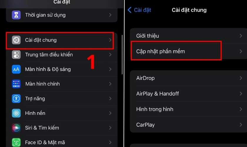 Cập nhật phiên bản iOS mới nhất